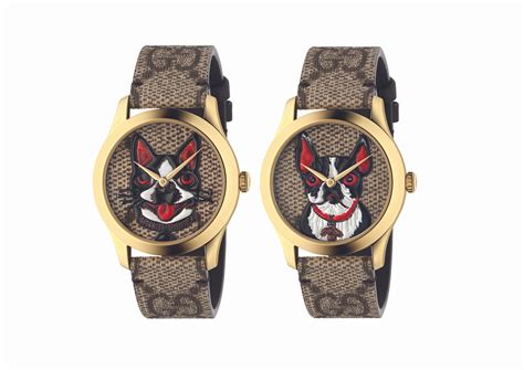 Gucci Releases Boston Terrier Watches for Thailand